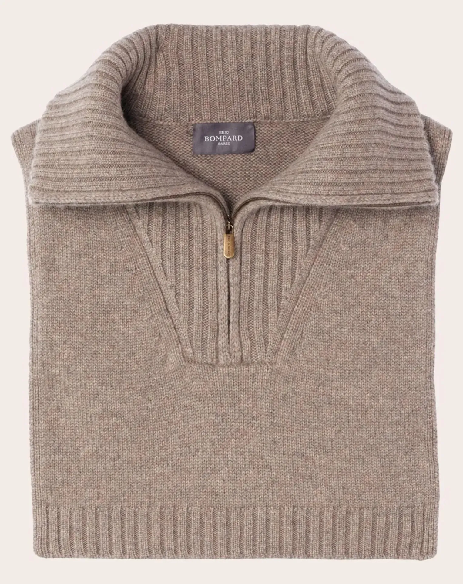 Plastron Cashmere trucker collar