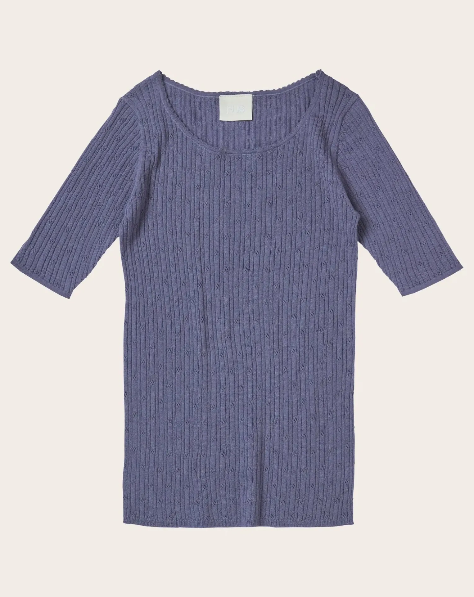 Pointelle Fine Knit Merino Wool Sweater - Women's Collection