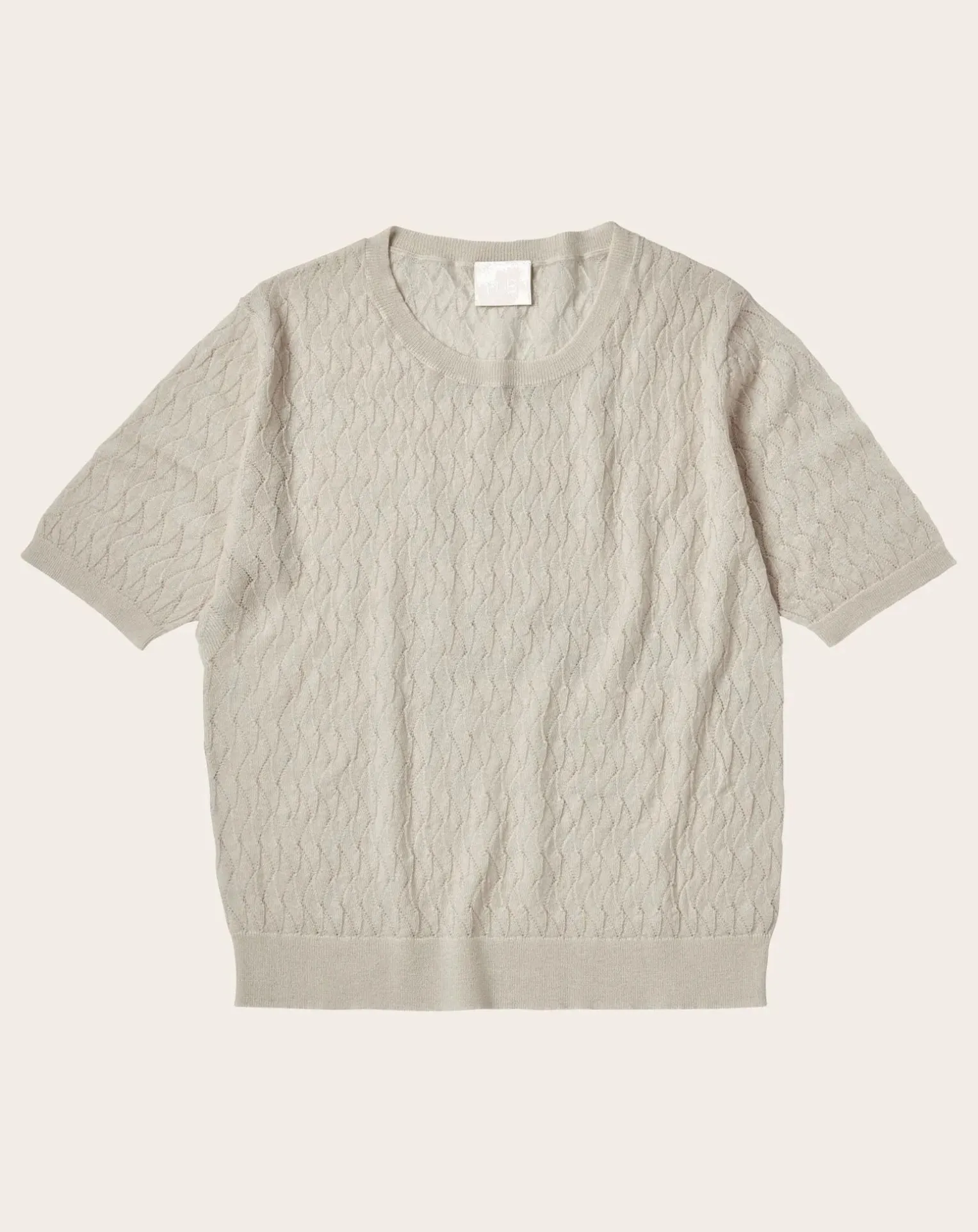 Pointelle Fine Knit Merino Wool Sweater - Women's Collection