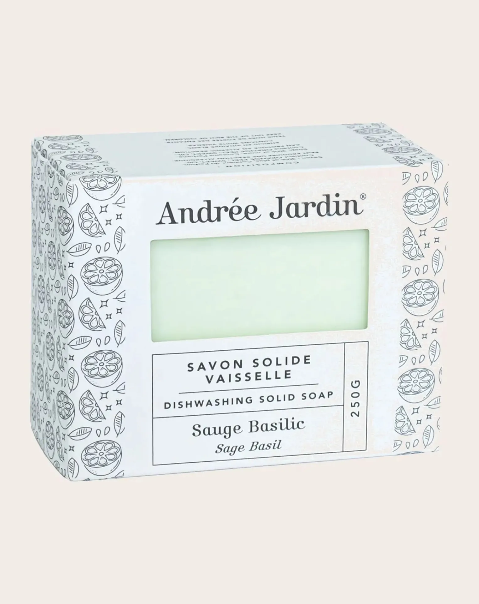 Produit vaisselle solide - Sauge Basilic