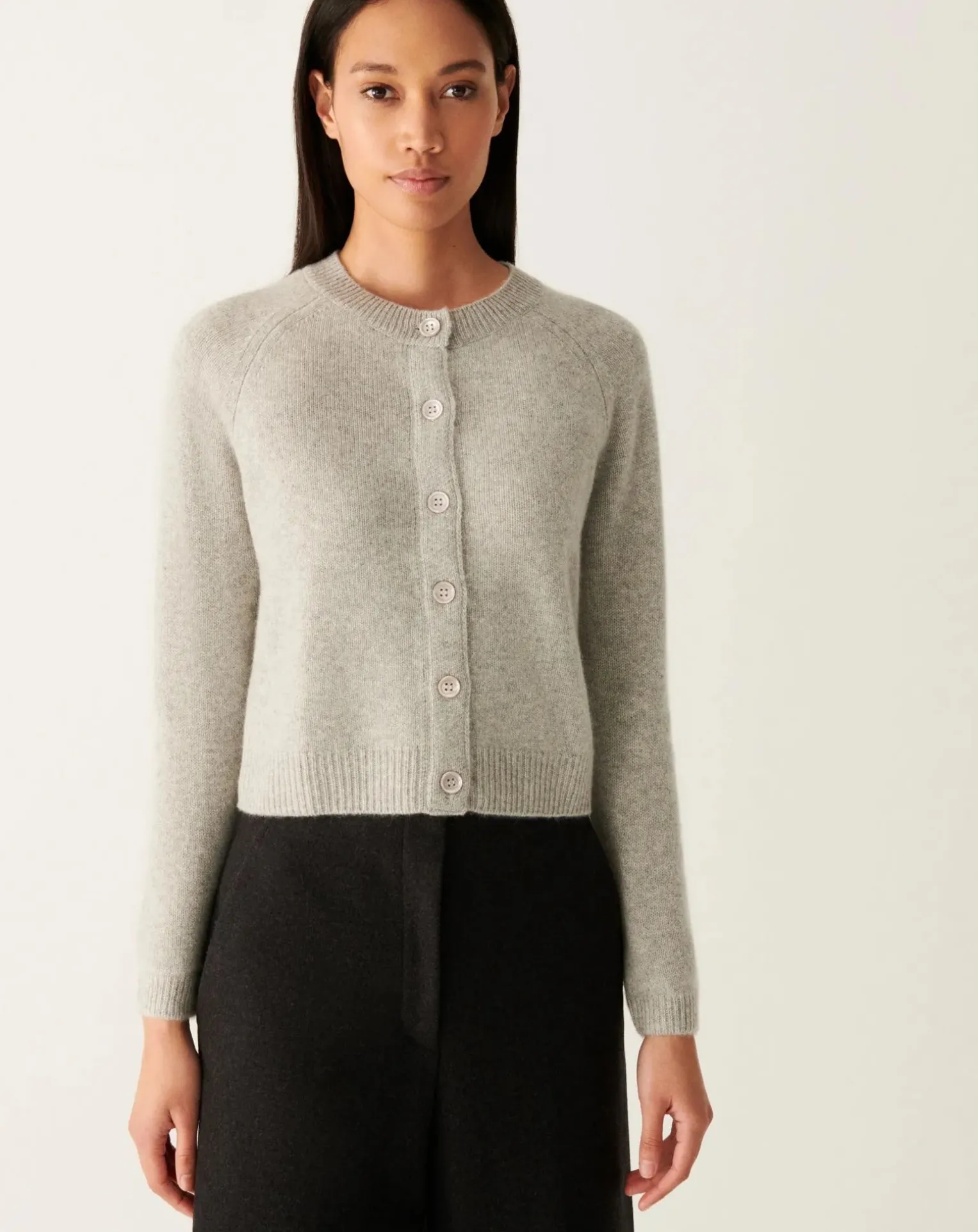 Raglan Cashmere Cardigan