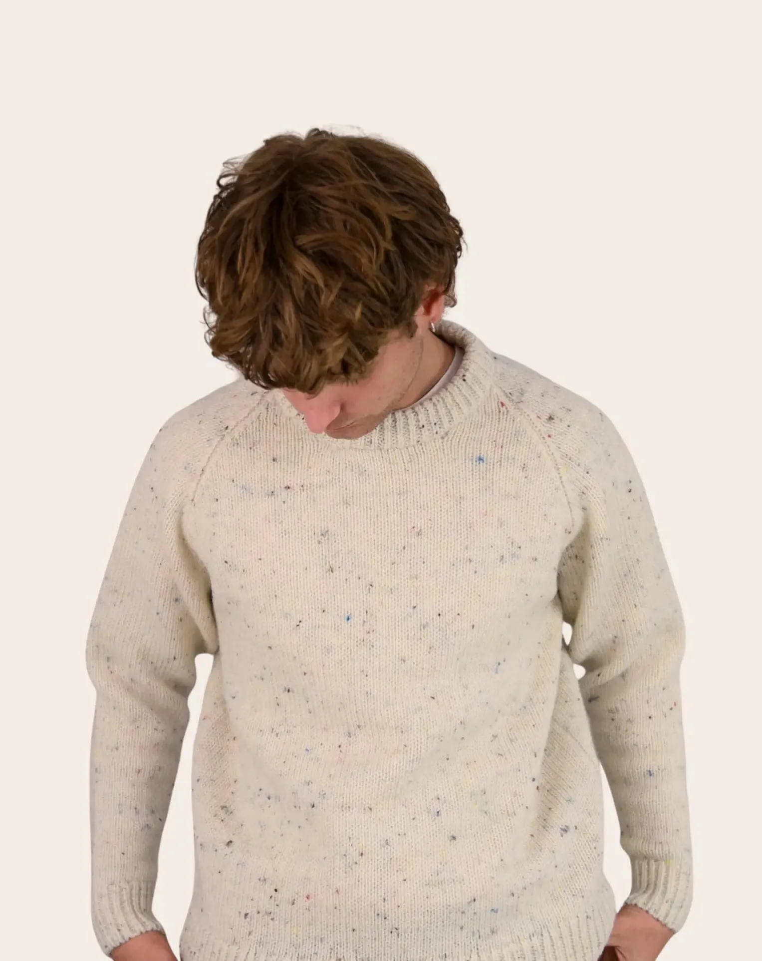 Raglan Chunky Wool Sweater