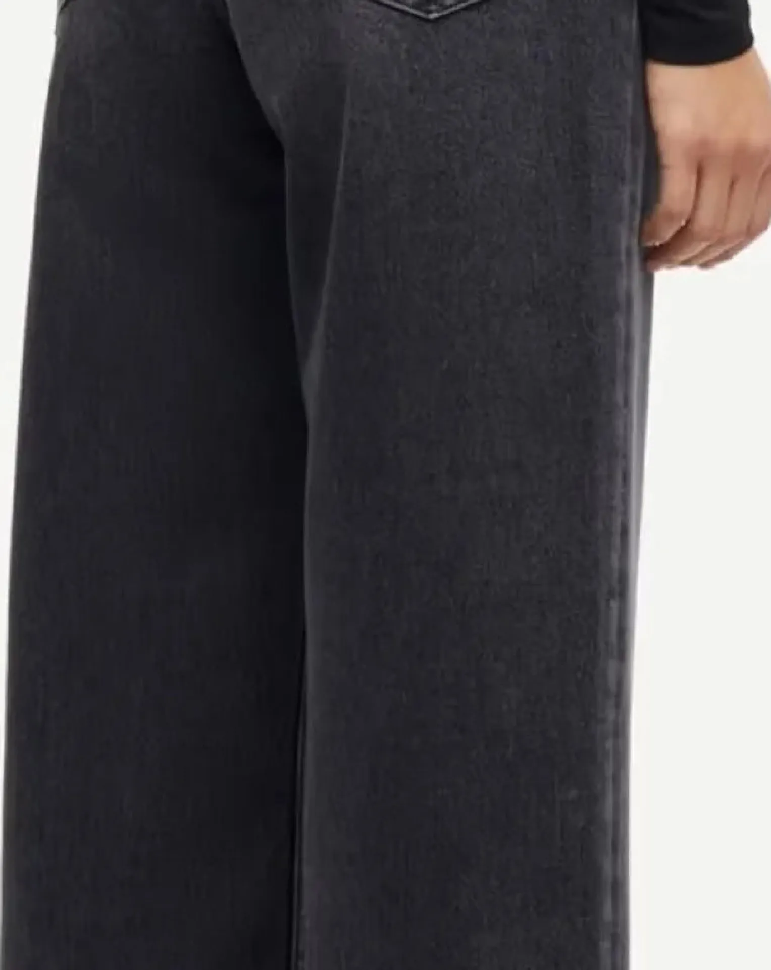 Rebecca high-waisted jeans in cotton