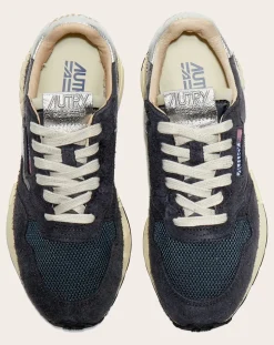 Reelwind Low Suede Metallic Sneakers