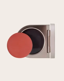 Refillable cheek and lip balm