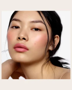 Refillable cheek and lip balm