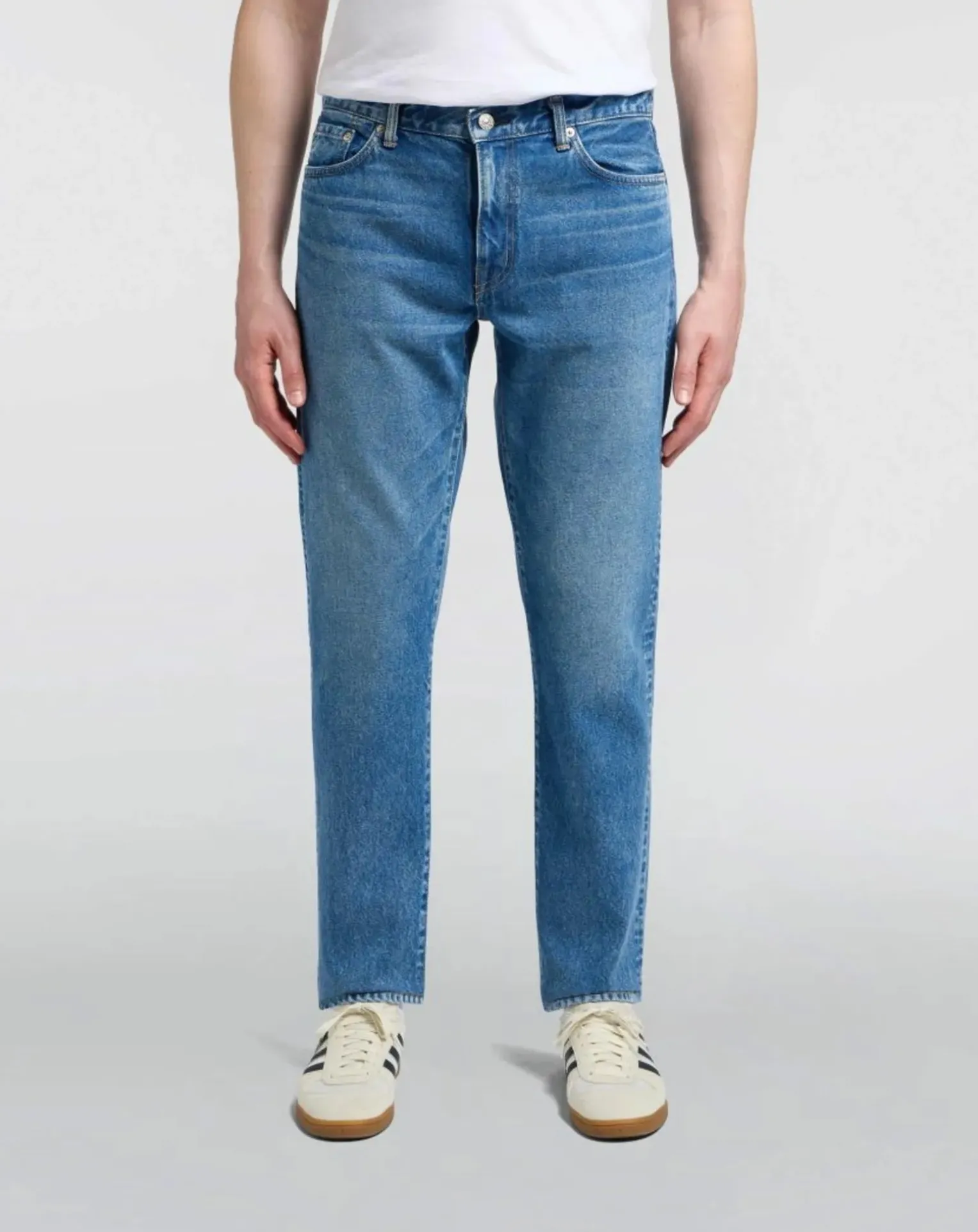 Regular Tapered Cotton Jeans