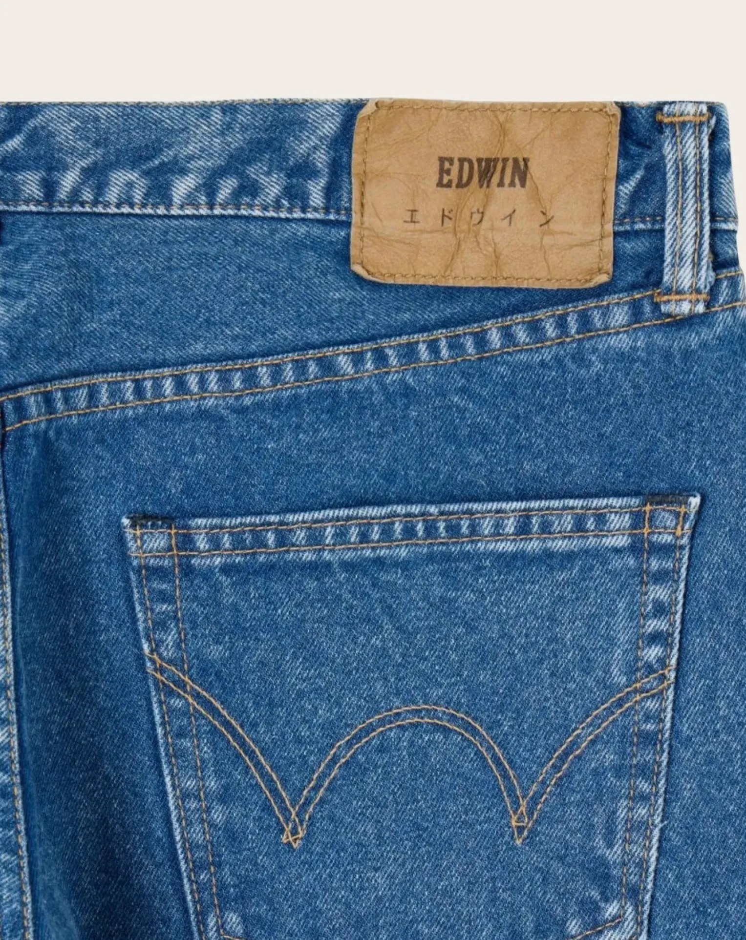Regular Tapered Cotton Jeans