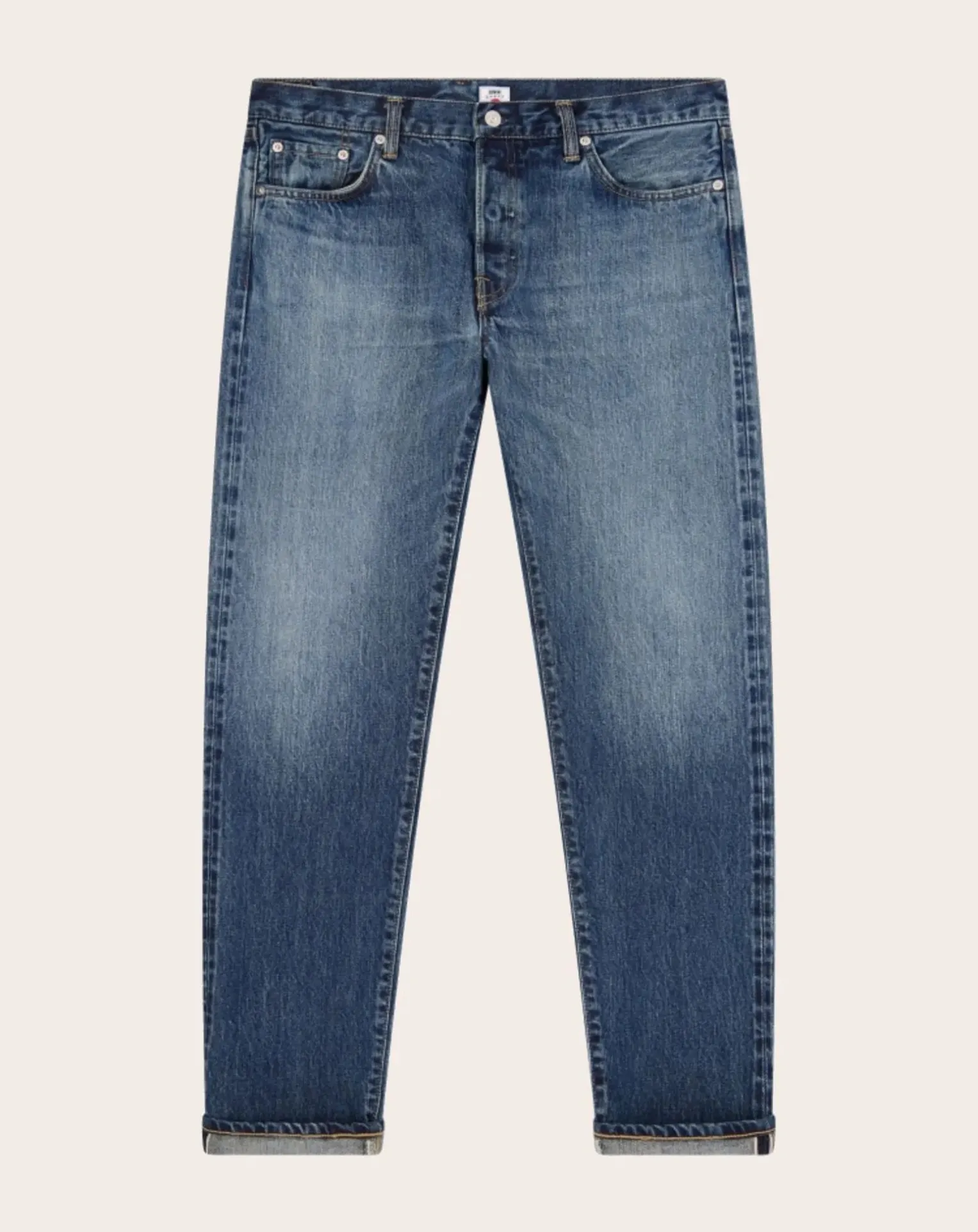 Regular Tapered Cotton Jeans