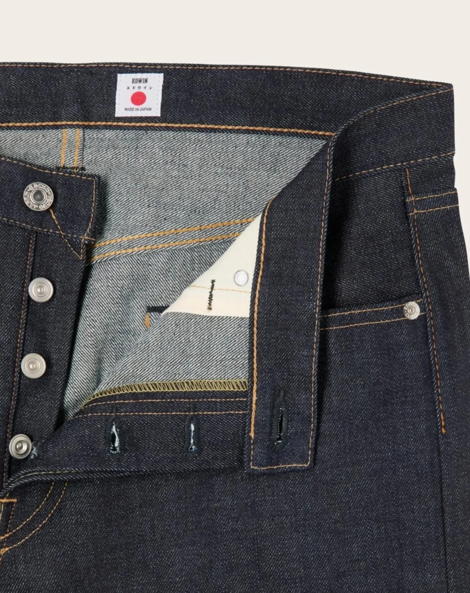 Regular Tapered Cotton Jeans