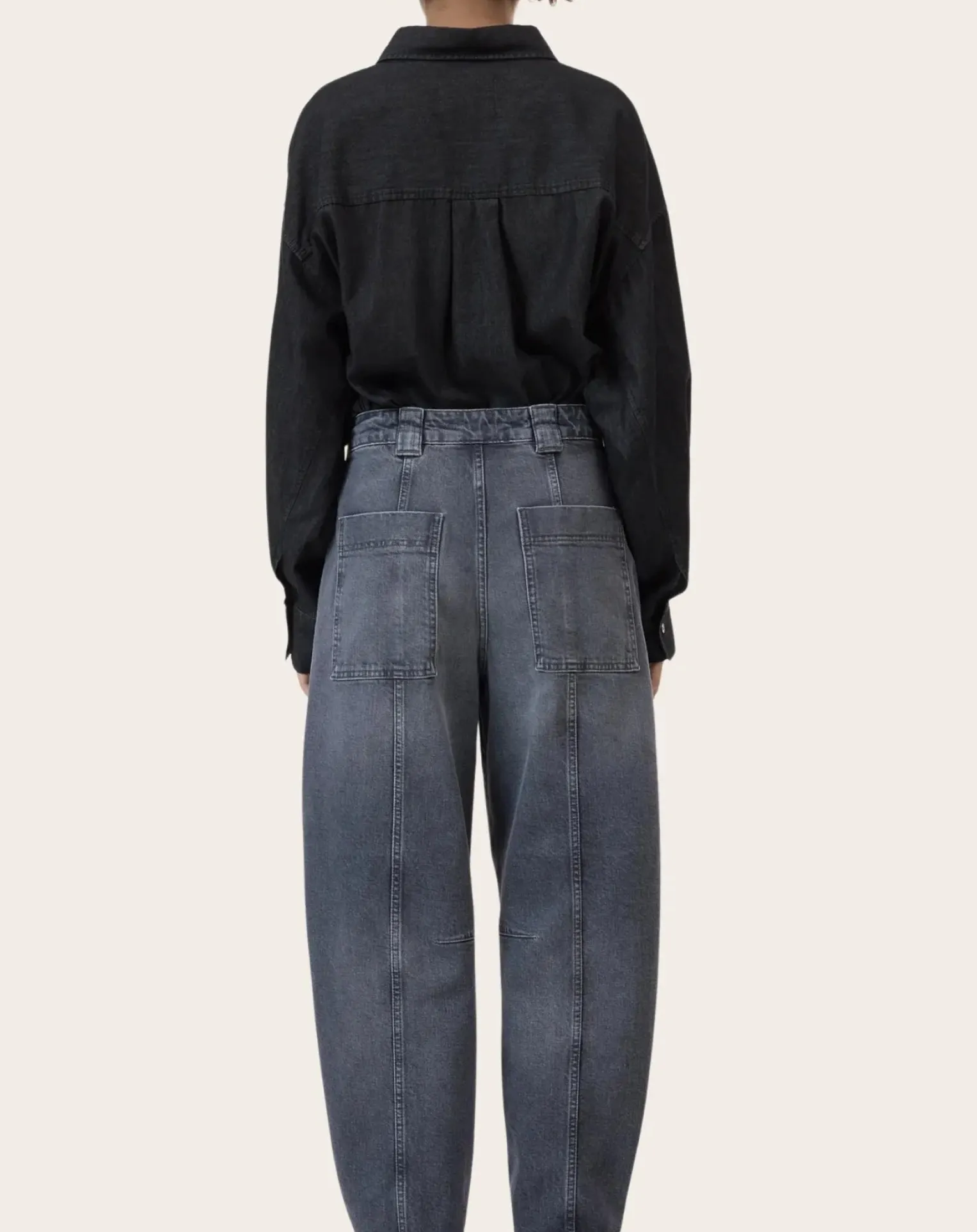 Rhannon barrel jeans in cotton