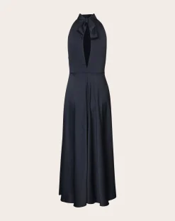 Rheo satin maxi dress