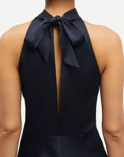 Rheo satin maxi dress