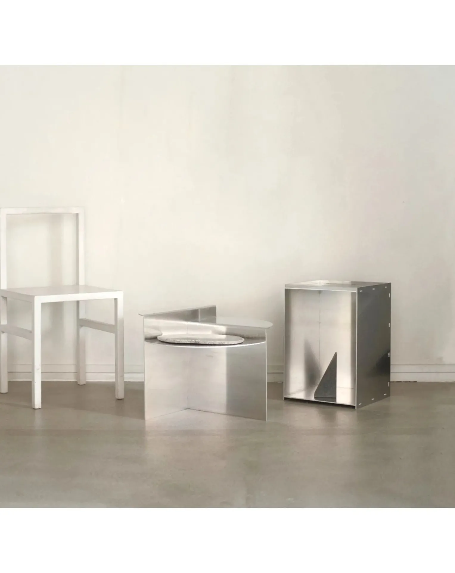 Rivet Aluminium Side Table