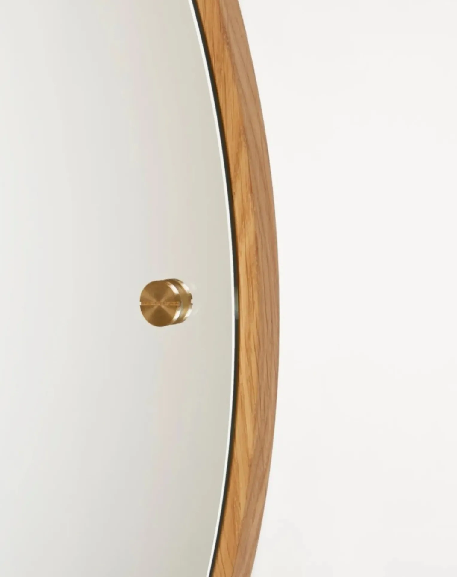 Round CM1 Wooden Mirror