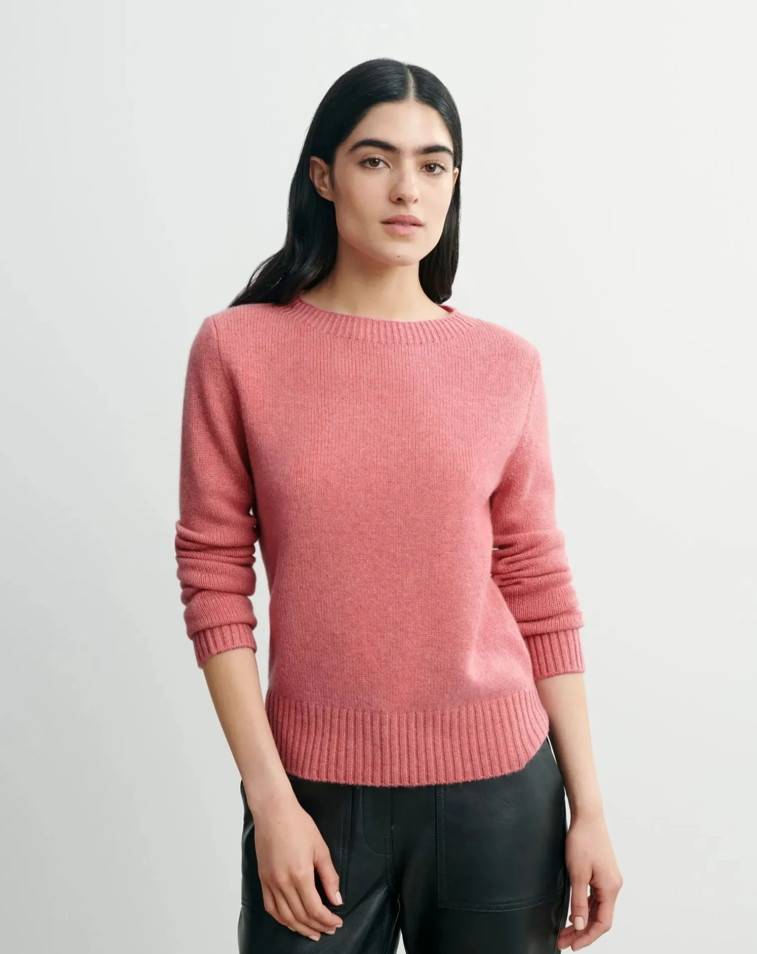 Round Neck Sweater 4 Threads Cashmere G58023-