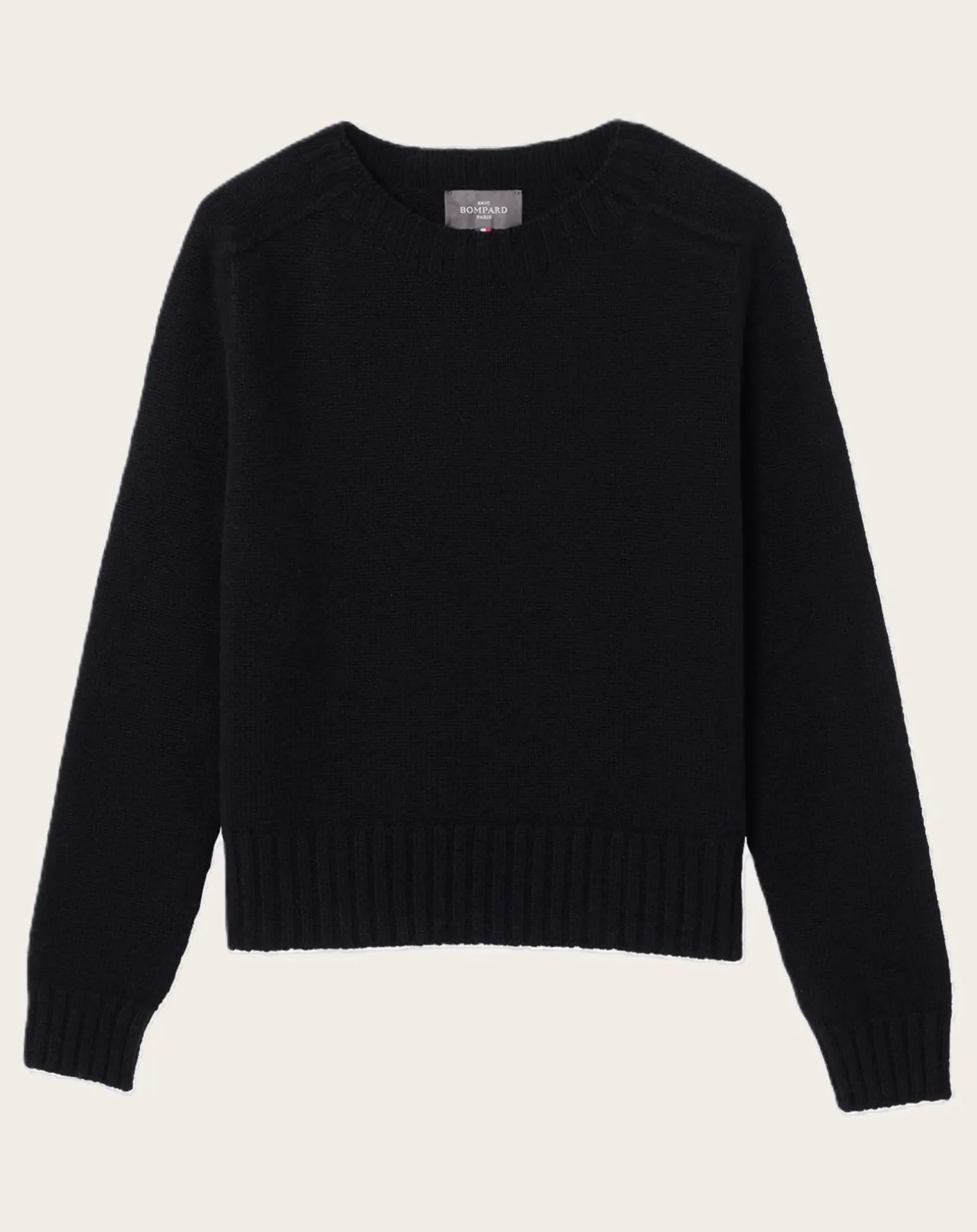 Round Neck Sweater Hammer Sleeve Cashmere