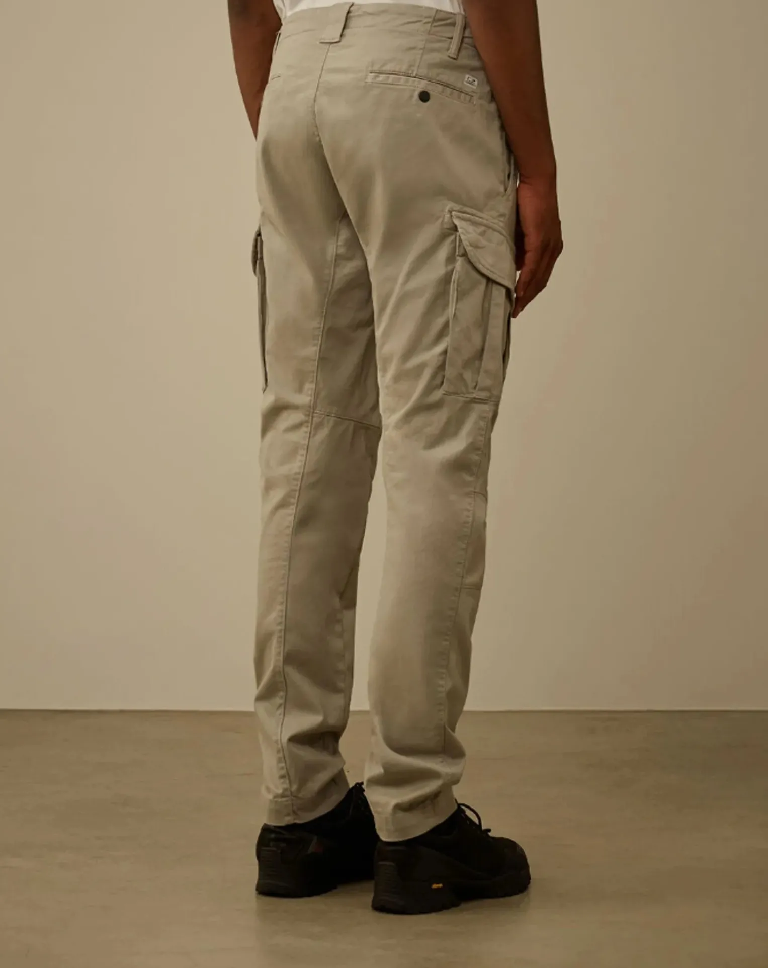 Satin Stretch Cargo Pants