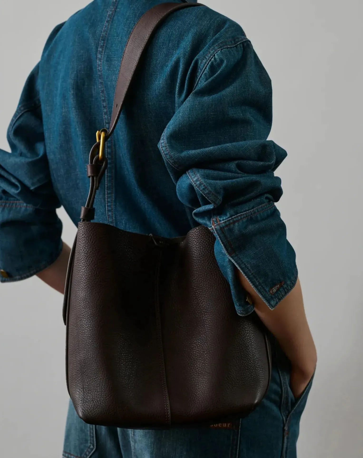 Saudade Mini Grained Leather Bag