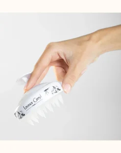 Scalp massaging brush