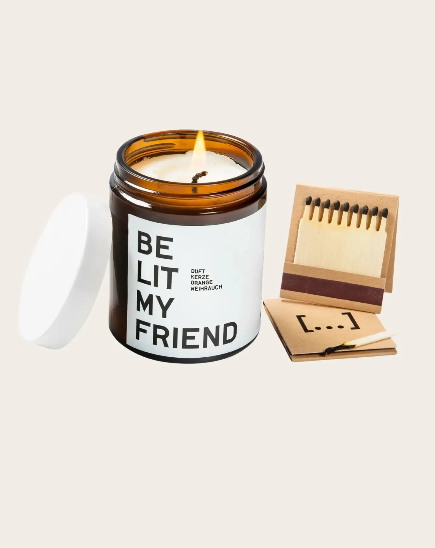 Scented Candle - Orange and Incense