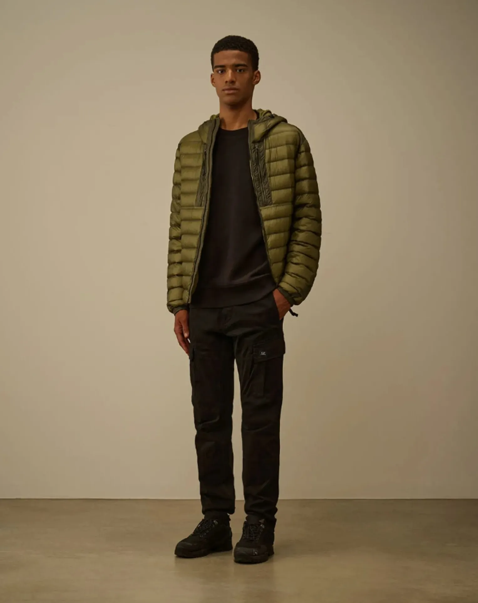 Scratchy Diagonal Molton Round Neck Sweatshirt