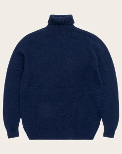 Seamless Wool Turtleneck Sweater