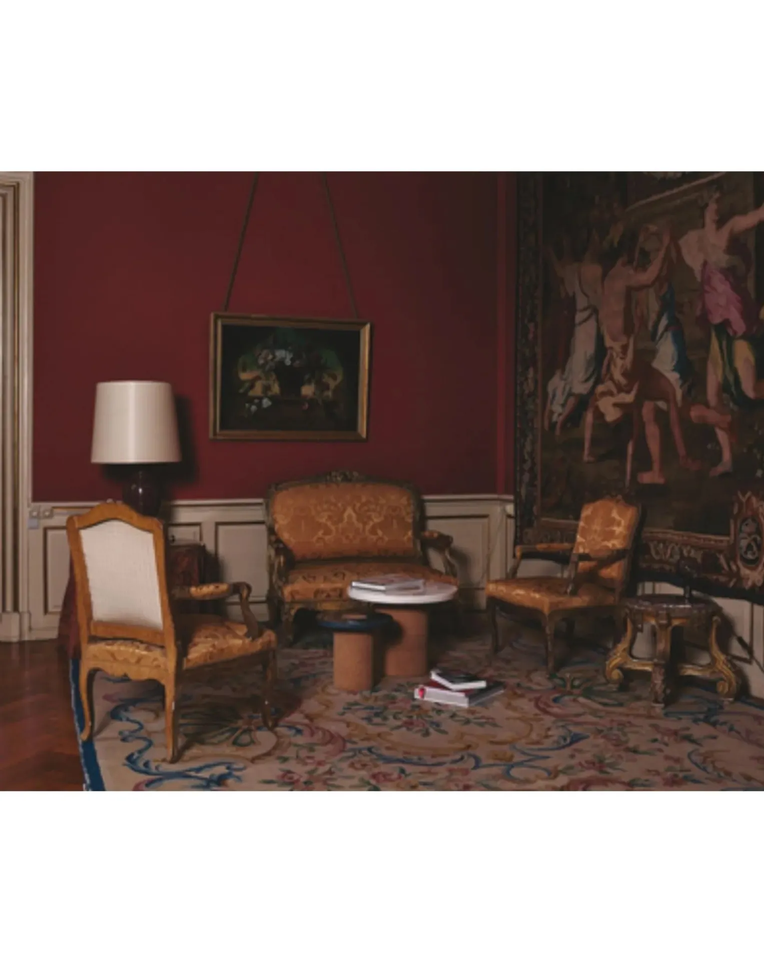 Sintra Side Table, Cork Base