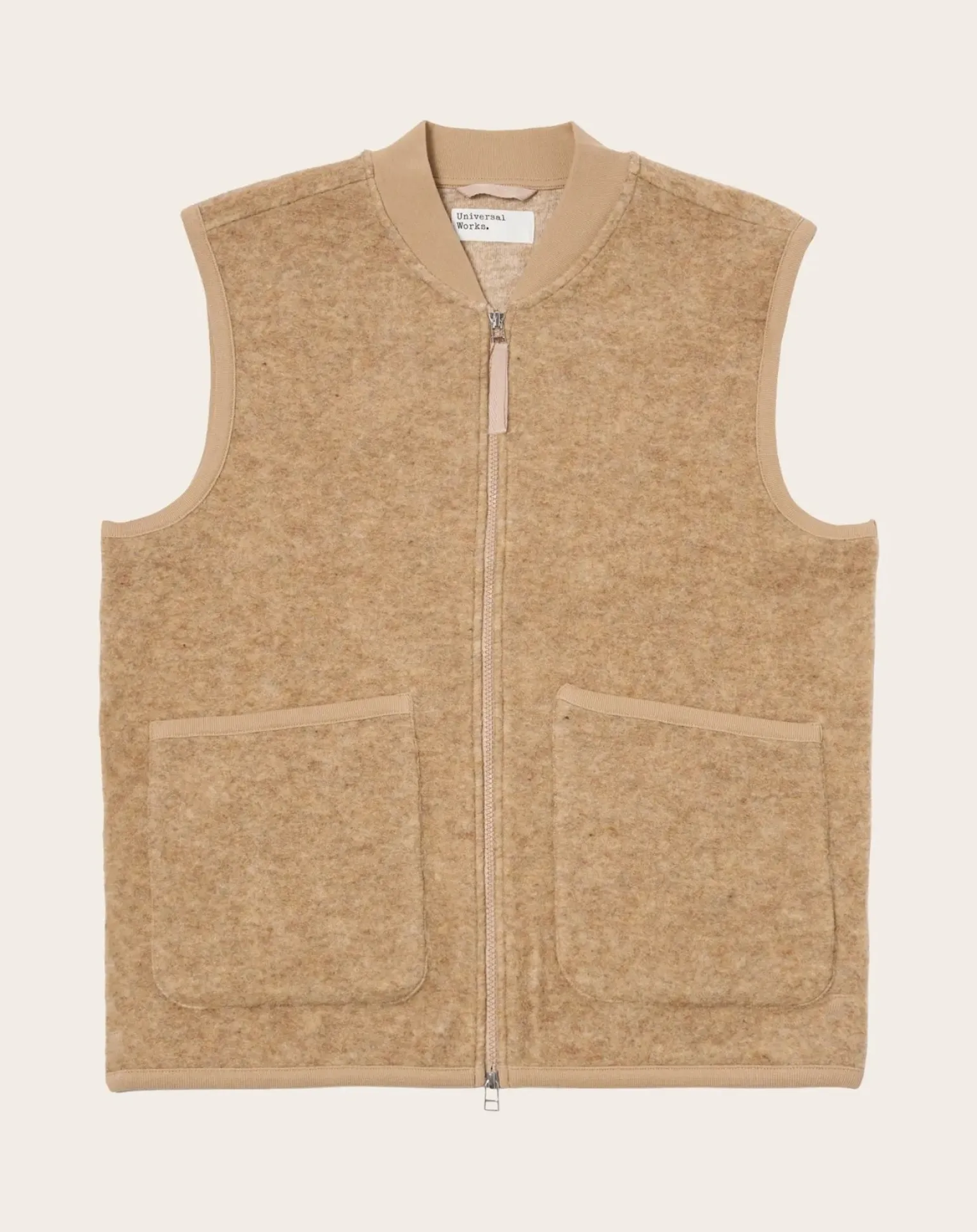 Sleeveless Zipped Vest
