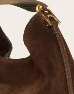 Small Boomerang Shearling bag