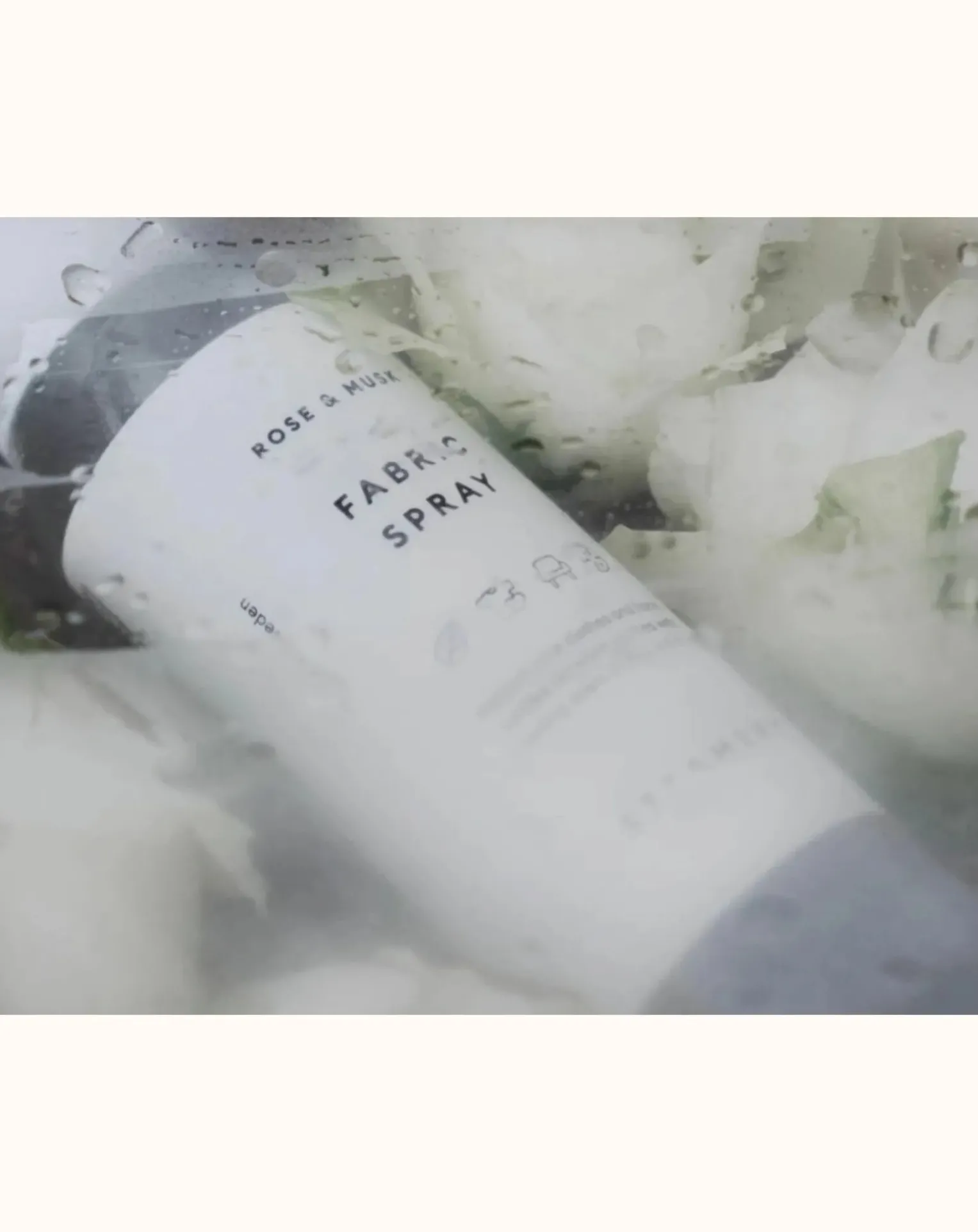 Spray pour textile Rose & Musc