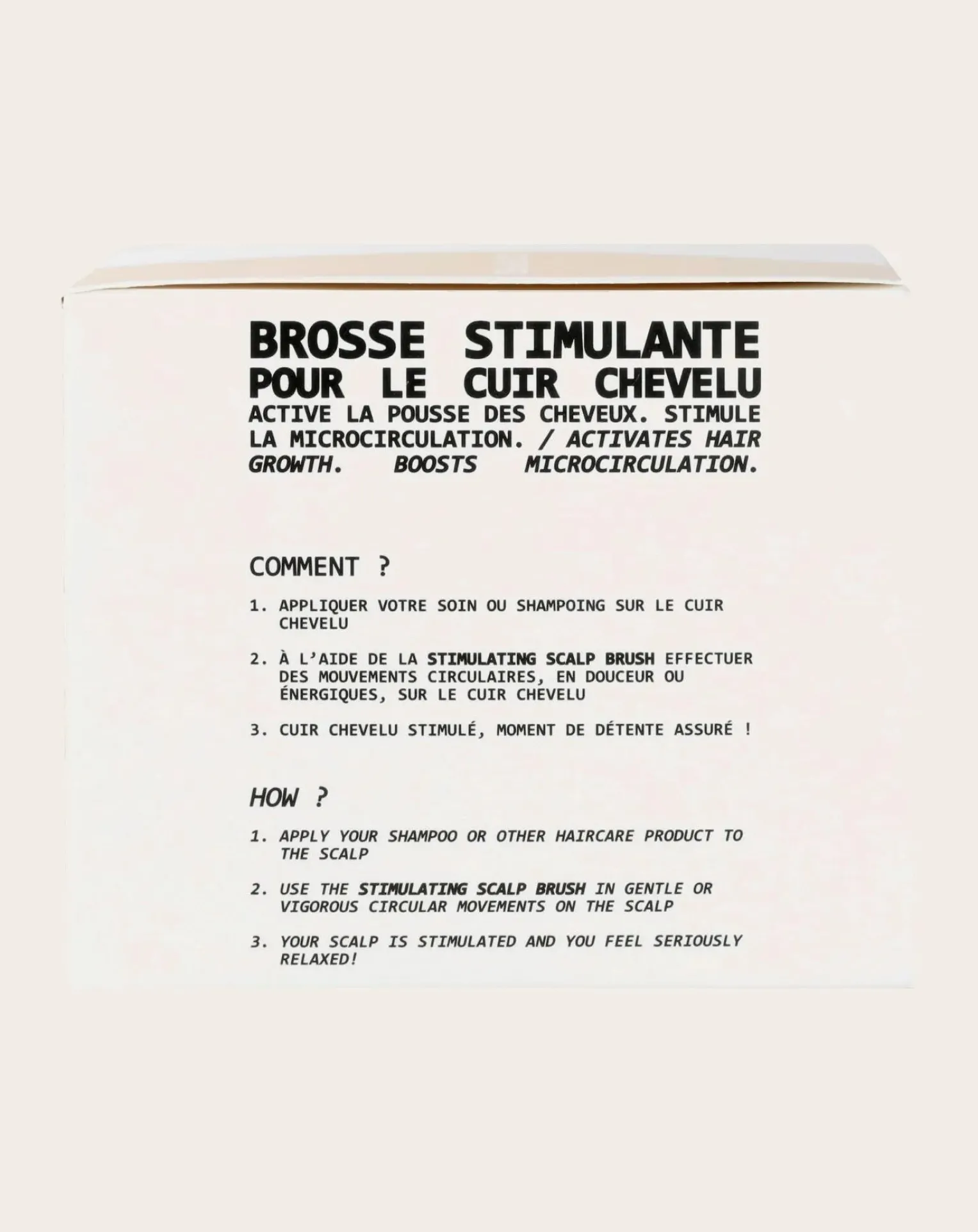 Stimulating Scalp Brush