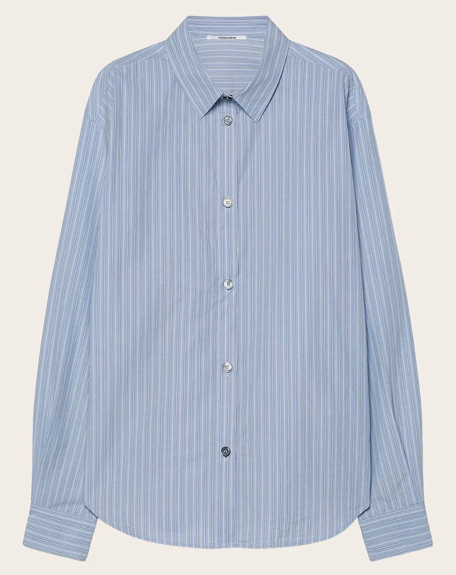 Striped Cotton Poplin Shirt