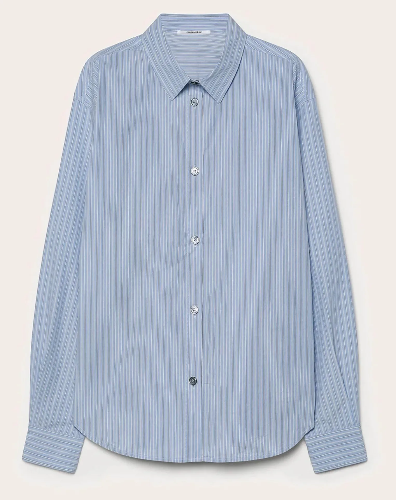 Striped Cotton Poplin Shirt