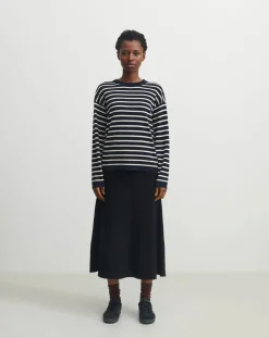 Striped Merino Wool Sweater - Women's Collection