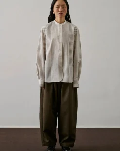 Striped Organic Cotton Bermuda Shirt