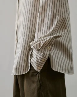 Striped Organic Cotton Bermuda Shirt