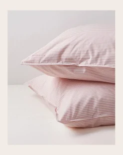 Striped Pillowcase in Organic Cotton - Set of 2
