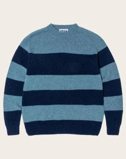 Striped Wool Seamless Sweater