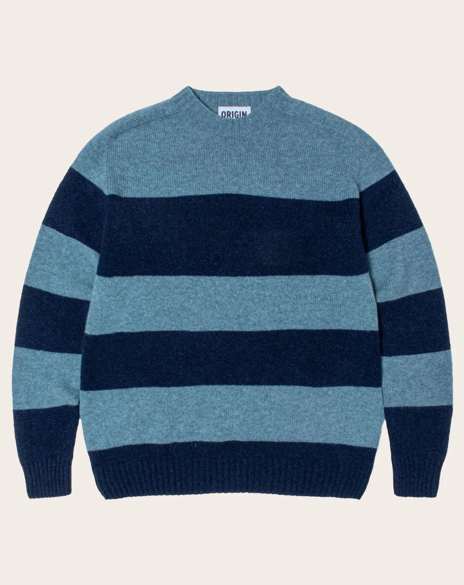Striped Wool Seamless Sweater