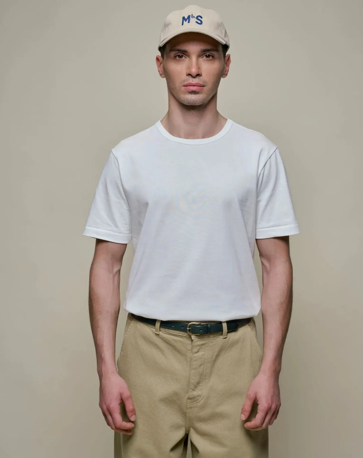 T- shirt Short Sleeve 2M15 Vintage Machine Refined Classic Fit T-Shirt Organic Cotton