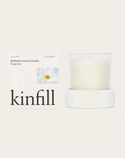 Tangerine scented candle