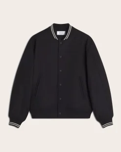 Teddy Varsity Wool and Cashmere Jacket
