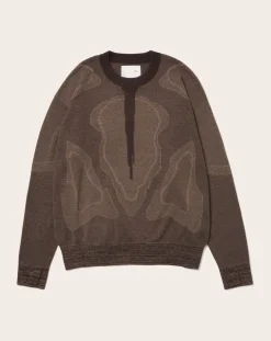 Thermal Knit Crewneck Sweater