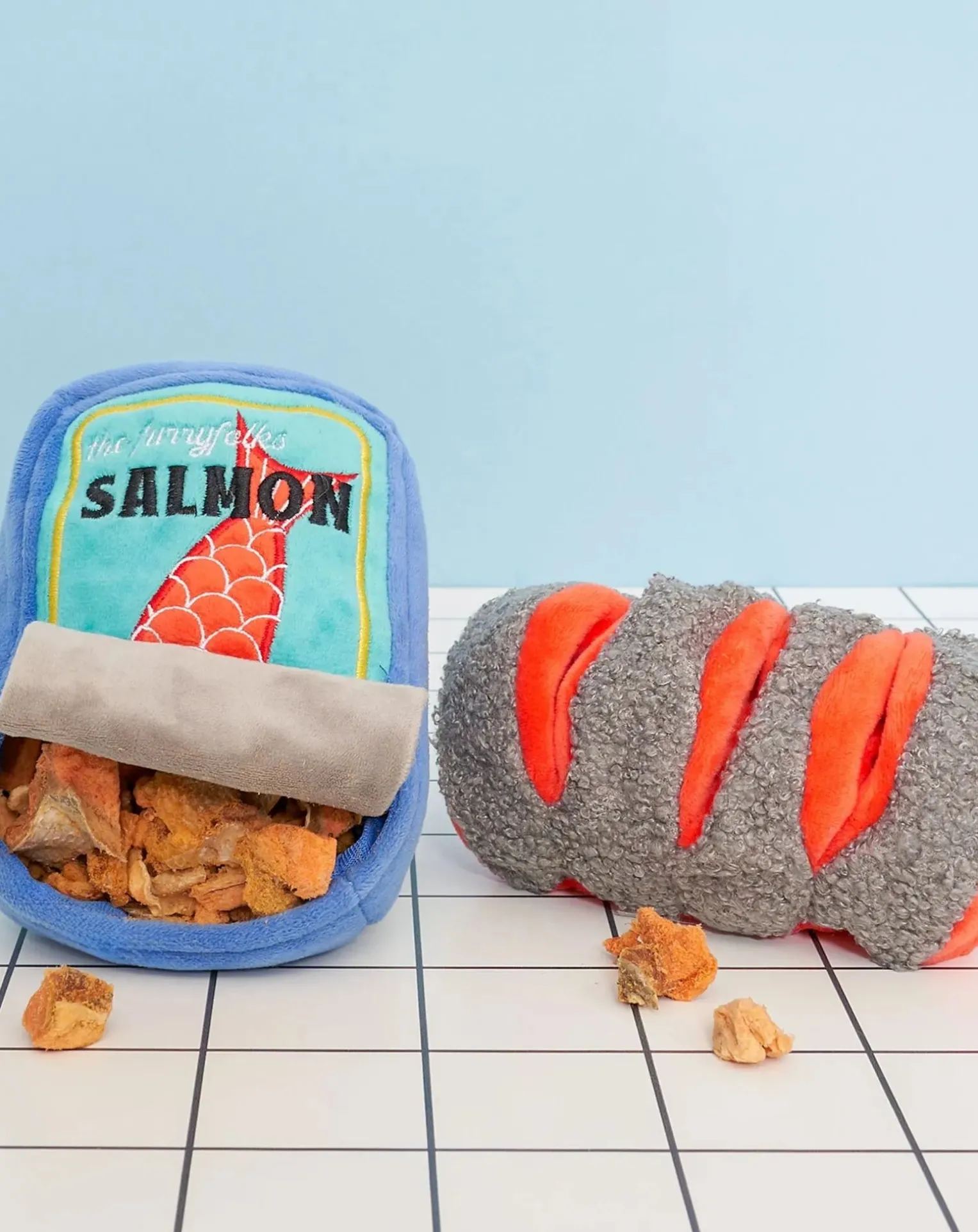 Tinned Salmon digging toy