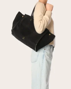 Tote bag Léon M Velvet crust