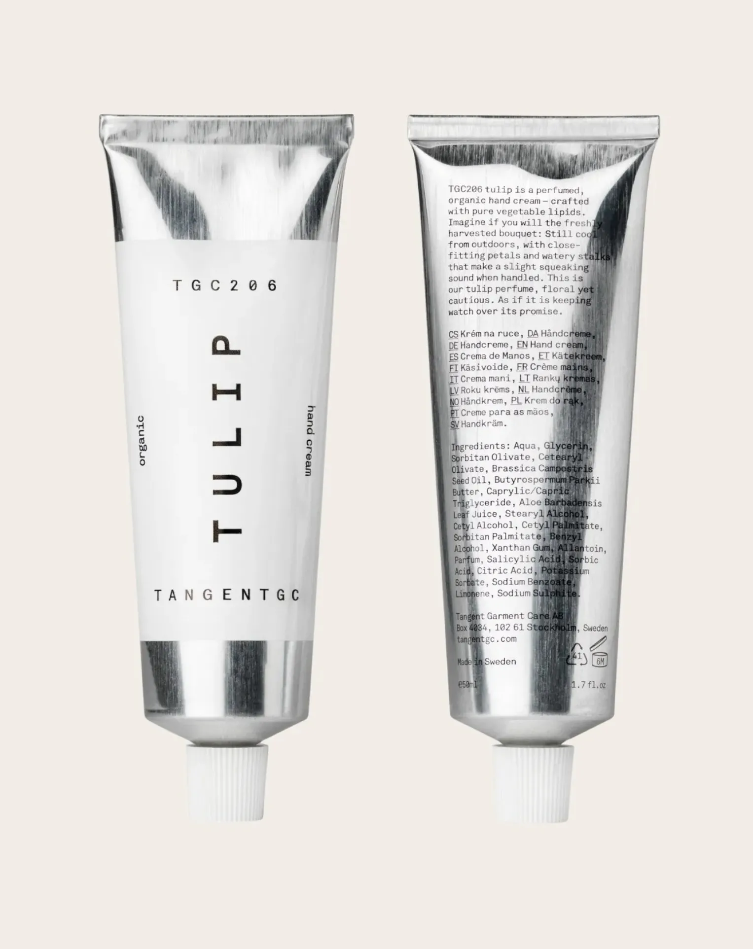 Tulip organic hand cream