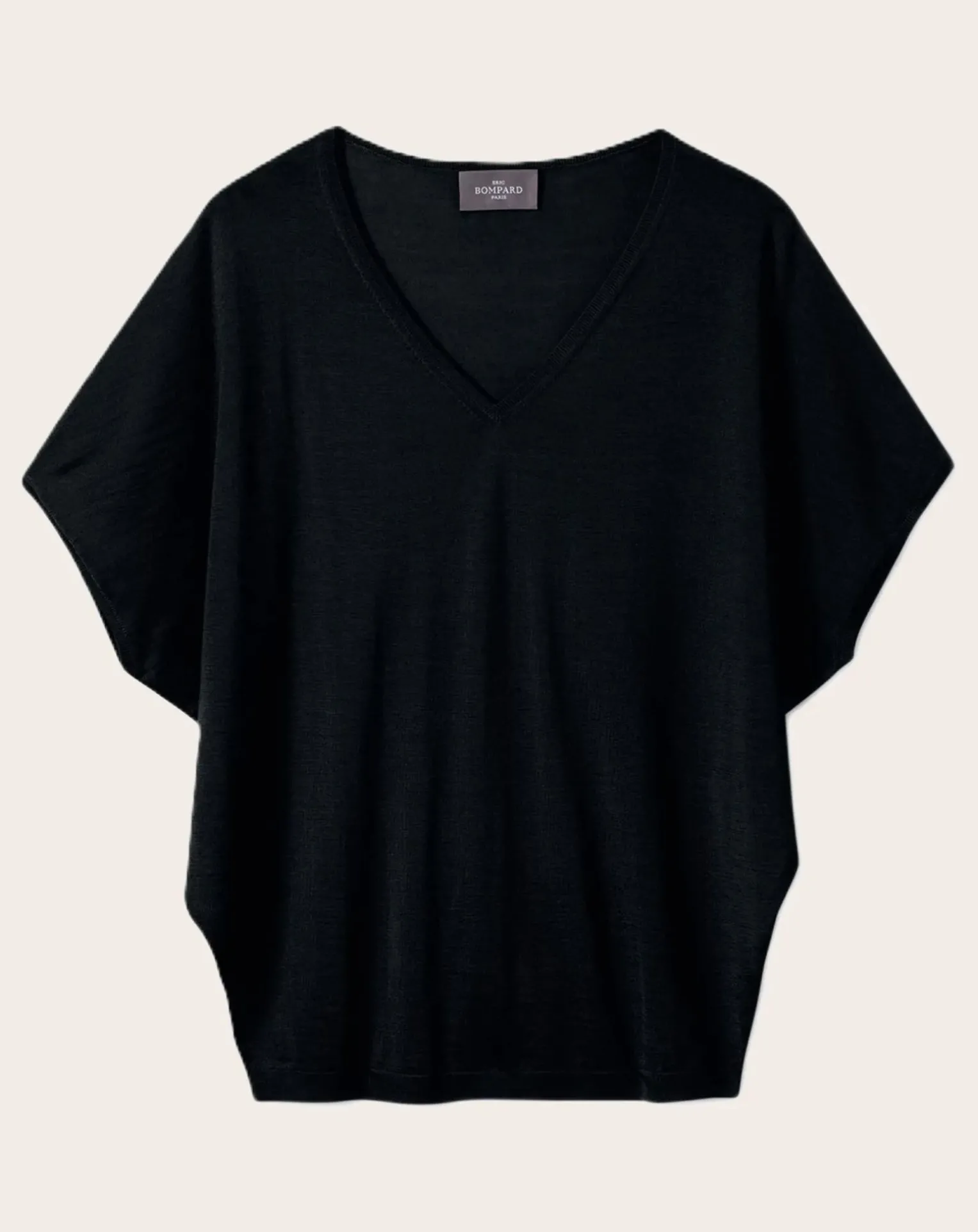 Ultra-fine V-neck Sweater Cashmere and Silk