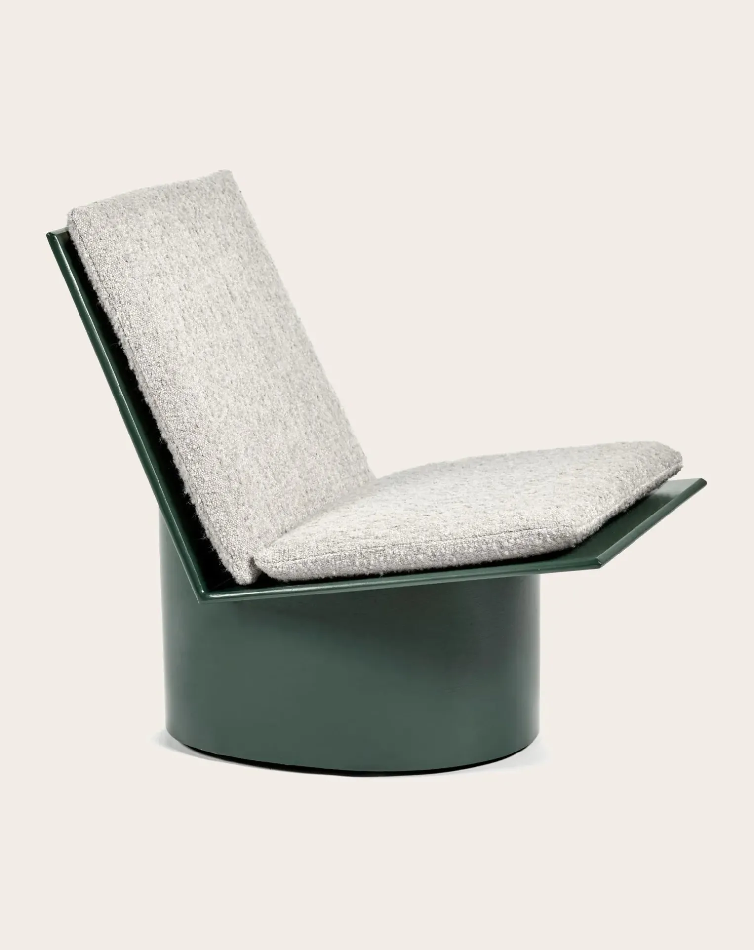 Valerie Easy Chair in Lacquered Steel