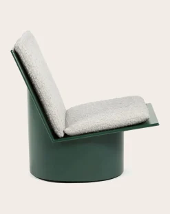 Valerie Easy Chair in Lacquered Steel